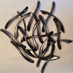 Bundle of 20 gun metal grey draw handles pulls